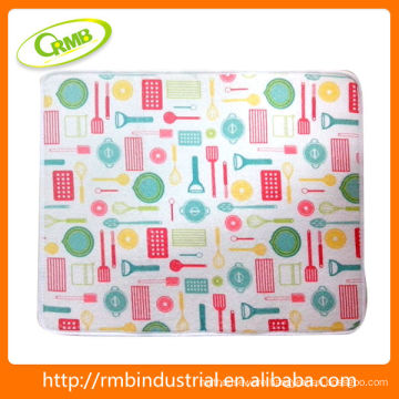 Microfiber Decorative Dish Mat